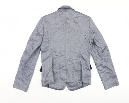 Womens UK Size 8 Marks and Spencer Regular Grey Blazer