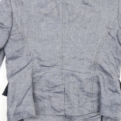 Womens UK Size 8 Marks and Spencer Regular Grey Blazer