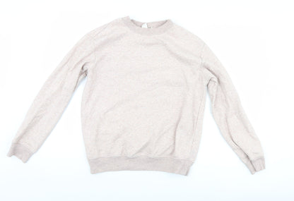 H&M Womens Pink   Pullover Sweatshirt Size XS