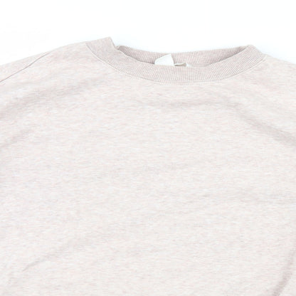 H&M Womens Pink   Pullover Sweatshirt Size XS