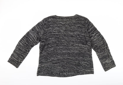 Womens UK Size L H&M Black Pullover Jumper