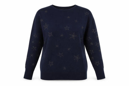 Yessica Womens Blue   Pullover Jumper Size M