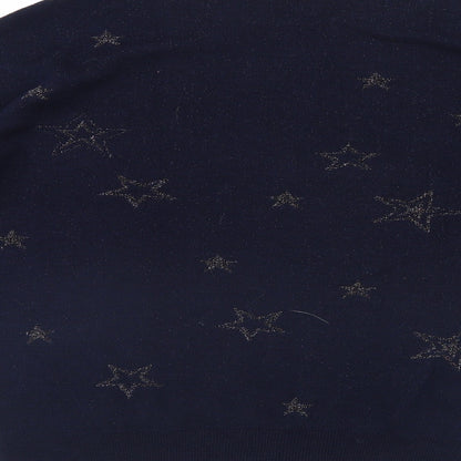 Yessica Womens Blue   Pullover Jumper Size M