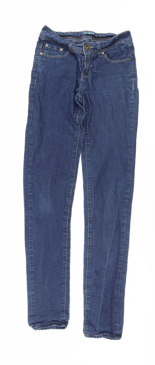 Denim & Co. Womens Black   Skinny Jeans Size 6 L31 in