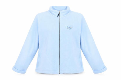 Antigua Womens Blue  Fleece Full Zip Jumper Size L