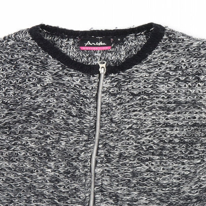 Womens UK Size S arista Black Cardigan Jumper