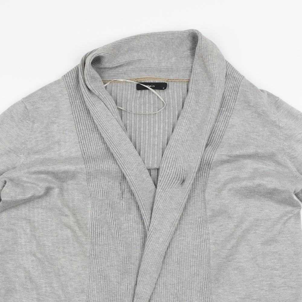Womens UK Size 10 M&Co Grey Cardigan Jumper
