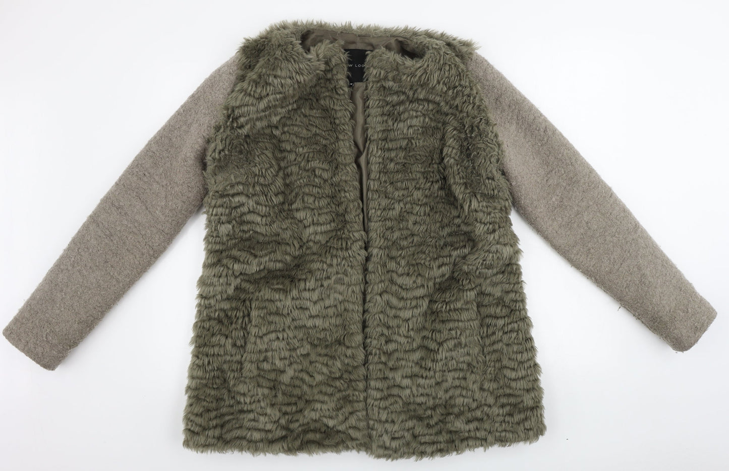 New Look  Womens Beige   Jacket Coat Size 10