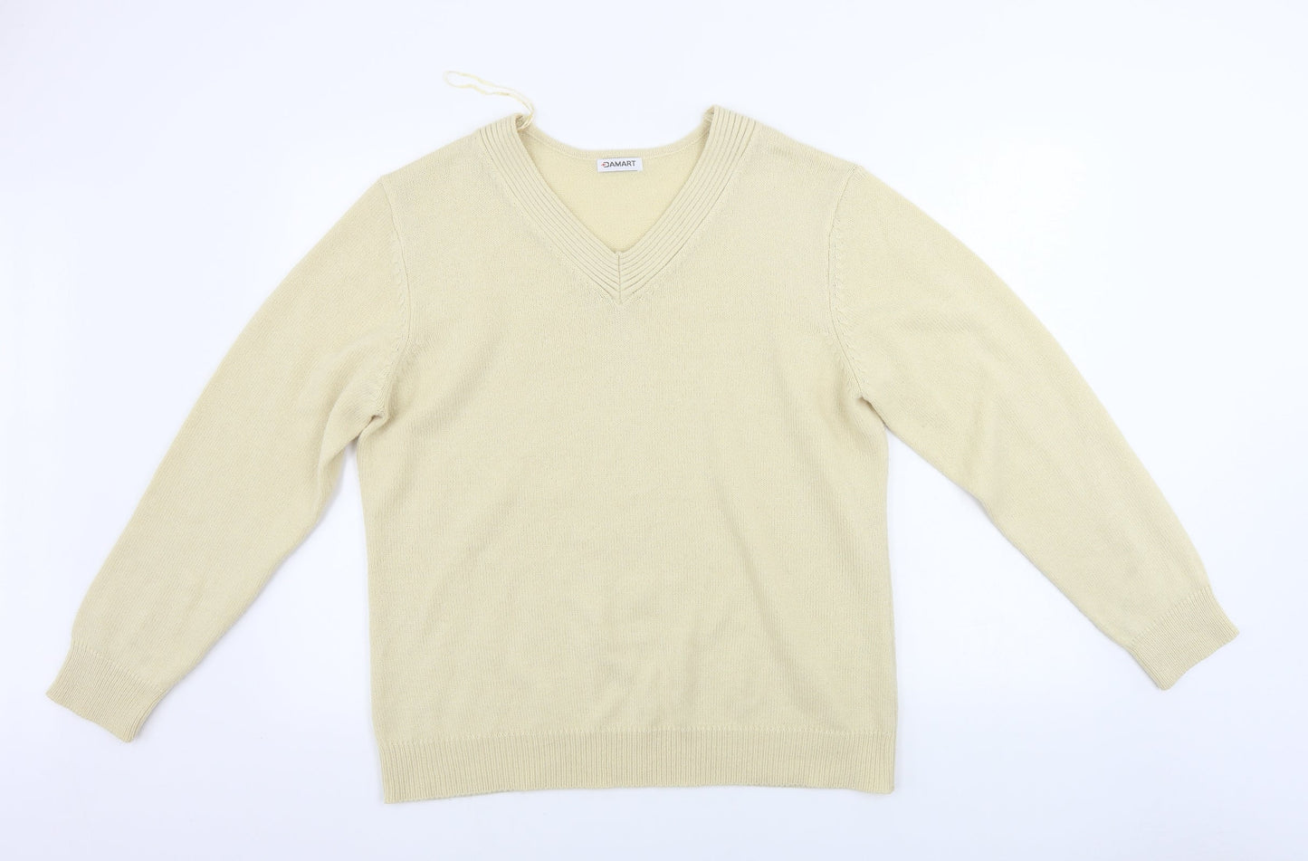 Womens UK Size 14 DAMART Ivory Pullover Jumper