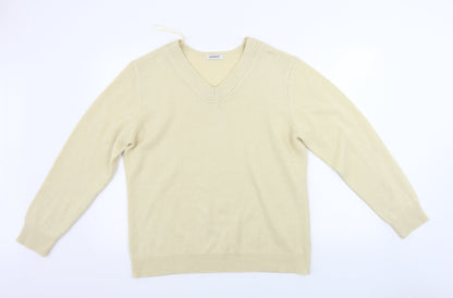 Womens UK Size 14 DAMART Ivory Pullover Jumper