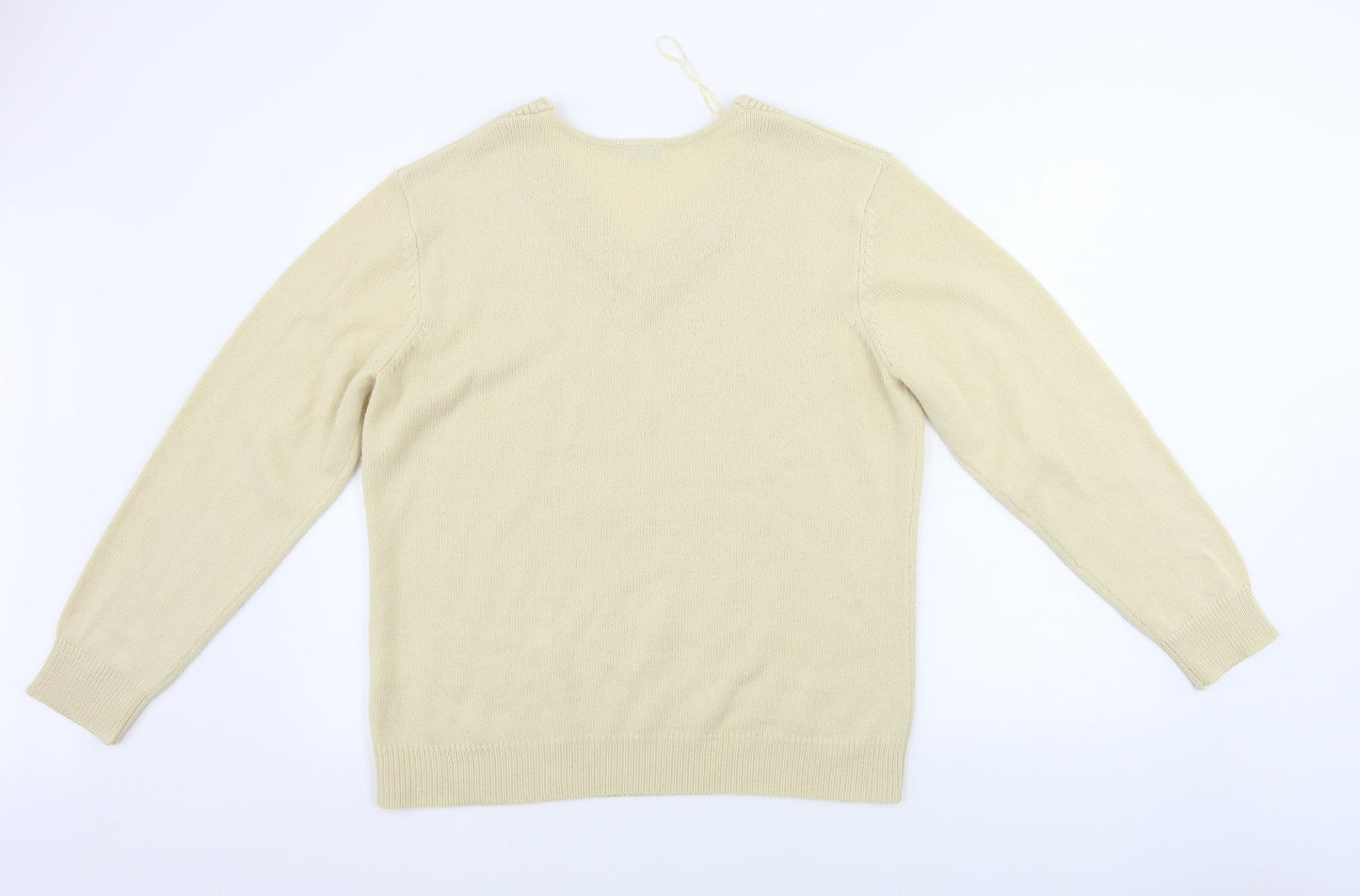 Womens UK Size 14 DAMART Ivory Pullover Jumper