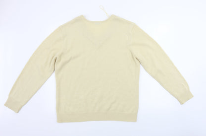 Womens UK Size 14 DAMART Ivory Pullover Jumper
