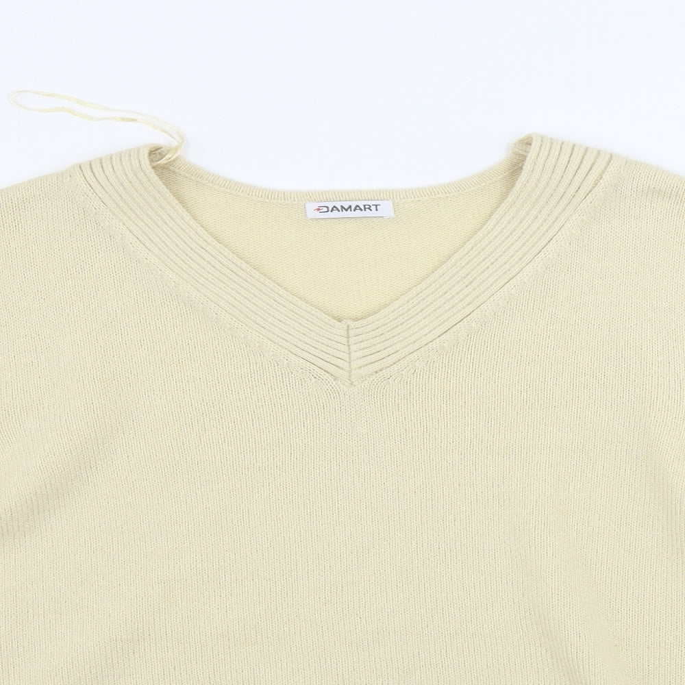 Womens UK Size 14 DAMART Ivory Pullover Jumper