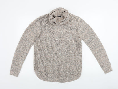 Womens UK Size 10 M&Co Pink Pullover Jumper