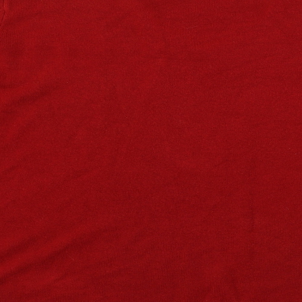 Womens UK Size M BM Red Pullover Jumper