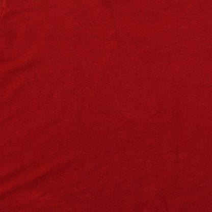 Womens UK Size M BM Red Pullover Jumper
