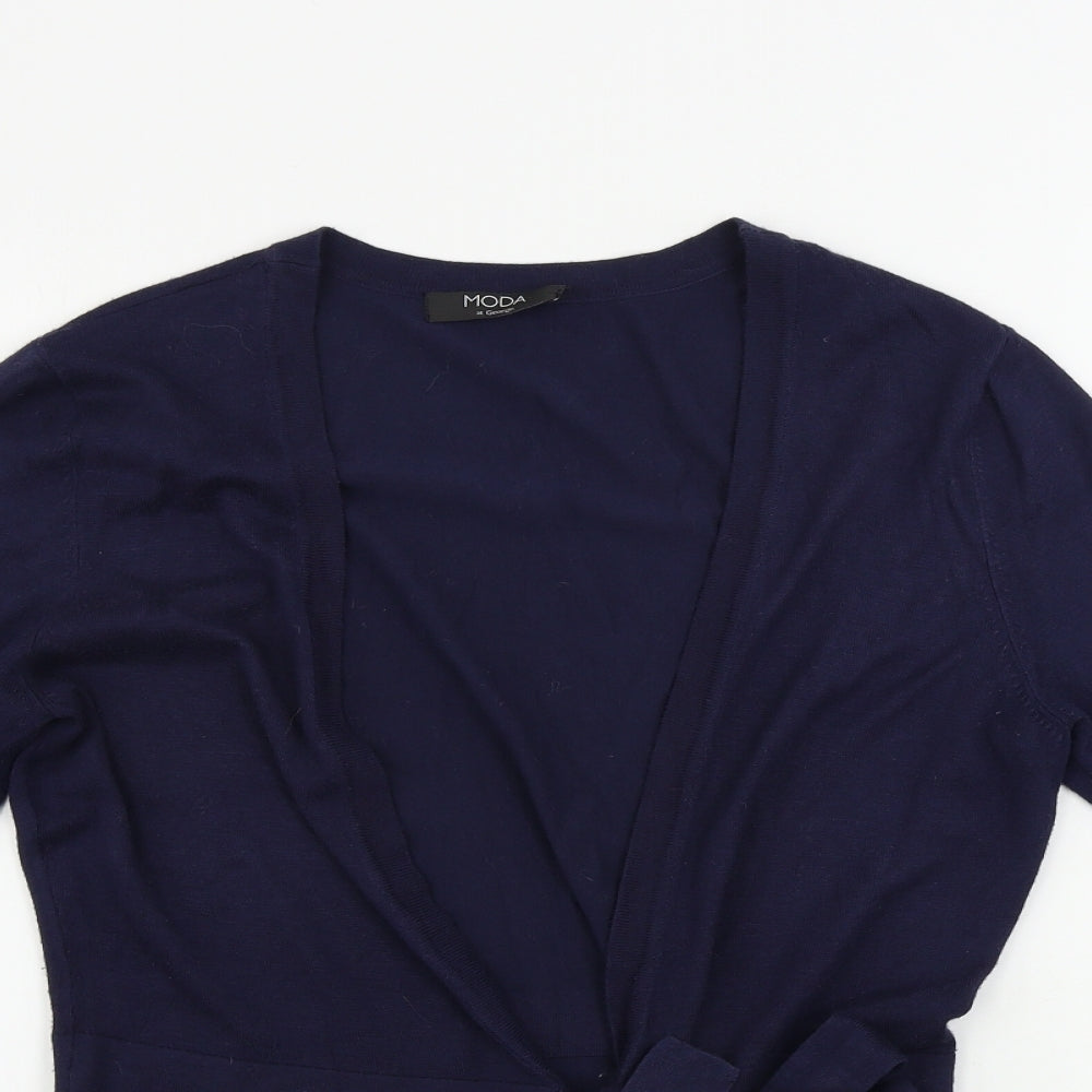 George  Womens Blue   Cardigan Jumper Size 14