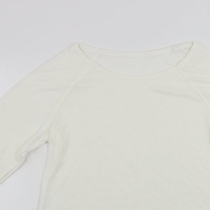 Marks and Spencer  Womens Ivory   Pullover Jumper Size 14