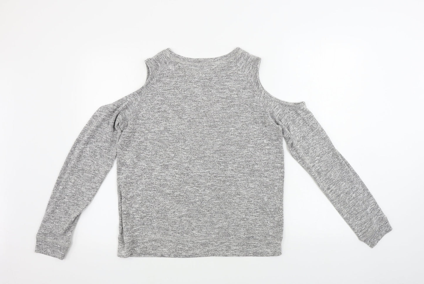 Womens UK Size 12 Papaya Grey Pullover Jumper