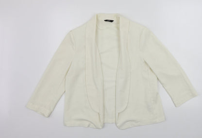 F&F  Womens Ivory   Jacket Blazer Size 12