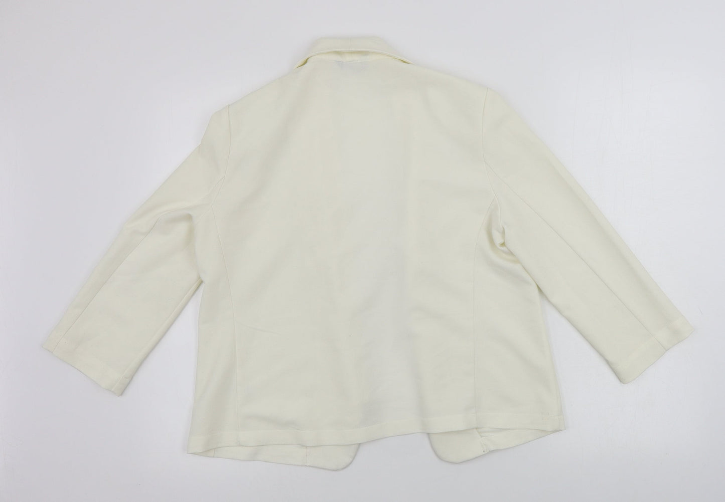 F&F  Womens Ivory   Jacket Blazer Size 12