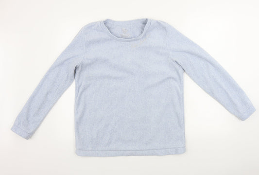 Womens UK Size M love to lounge Blue Pullover Jumper