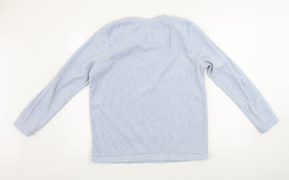 Womens UK Size M love to lounge Blue Pullover Jumper