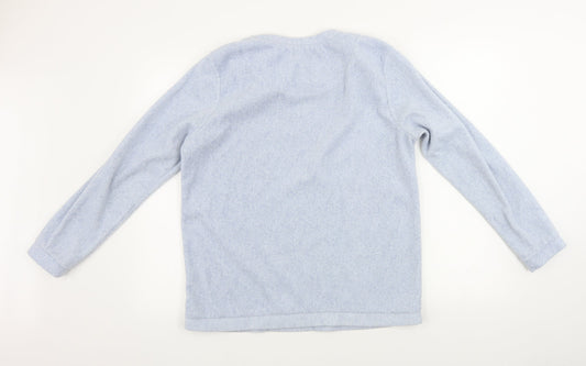 Womens UK Size M love to lounge Blue Pullover Jumper