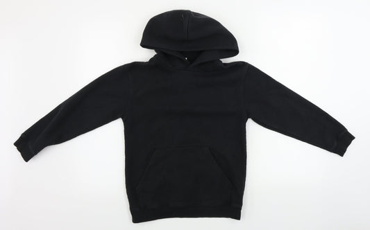 Fruit of the Loom  Boys Black   Pullover Hoodie Size 9-10 Years
