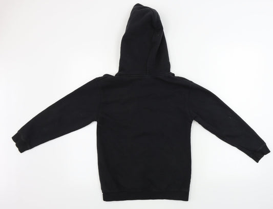 Fruit of the Loom  Boys Black   Pullover Hoodie Size 9-10 Years