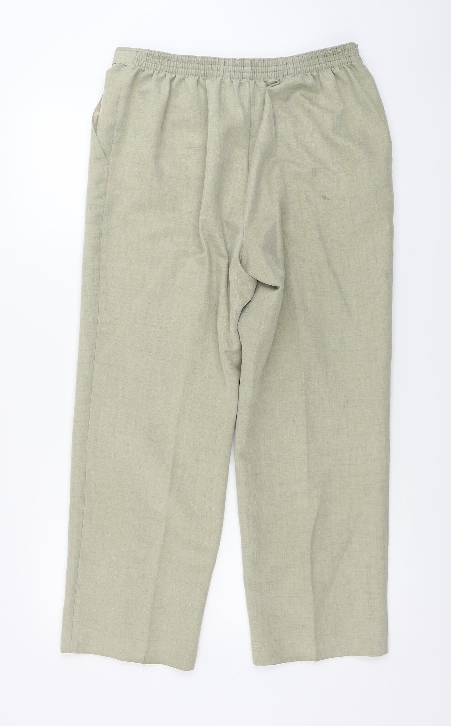 Womens UK Size 14 Marks and Spencer Regular Fit  Beige Trousers