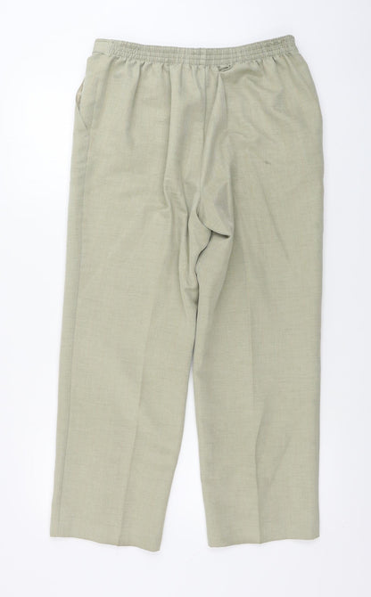 Womens UK Size 14 Marks and Spencer Regular Fit  Beige Trousers