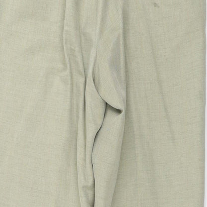 Womens UK Size 14 Marks and Spencer Regular Fit  Beige Trousers