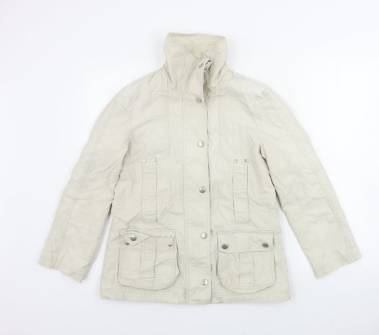 Marks and Spencer  Womens Beige   Jacket Coat Size 8