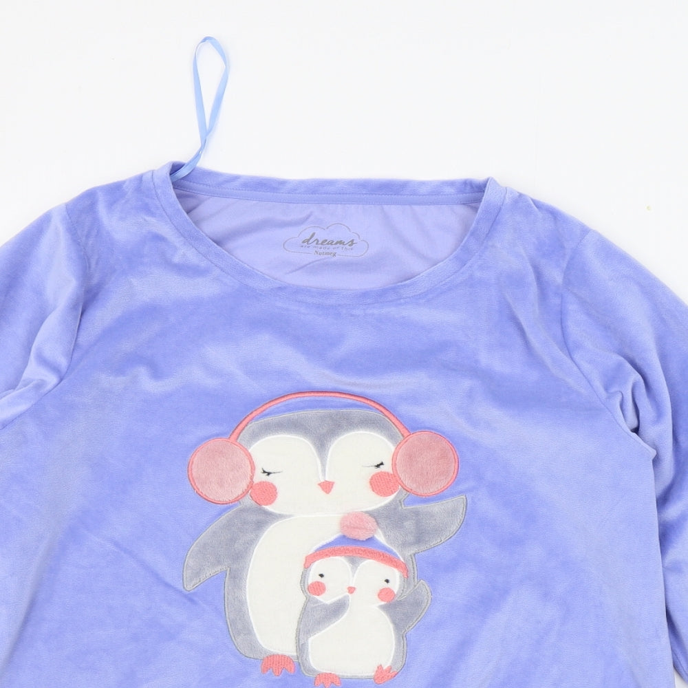 Nutmeg Womens Purple   Pullover Jumper Size 12  - PENGUIN