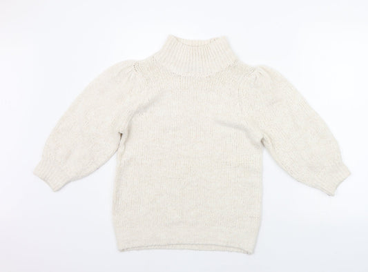 F&F Womens Beige   Pullover Jumper Size 8