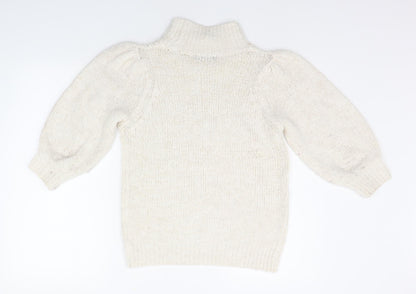 F&F Womens Beige   Pullover Jumper Size 8