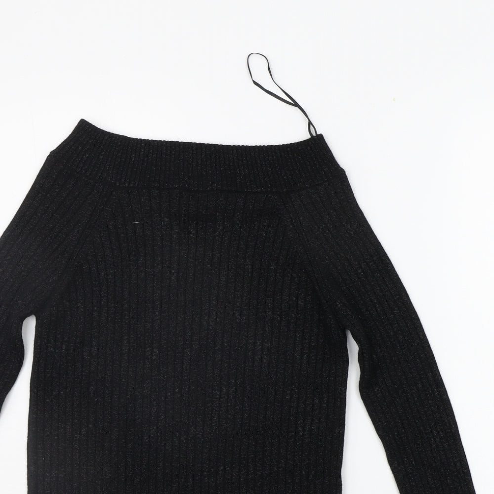 Womens UK Size 12 Marks and Spencer Black Pullover Jumper