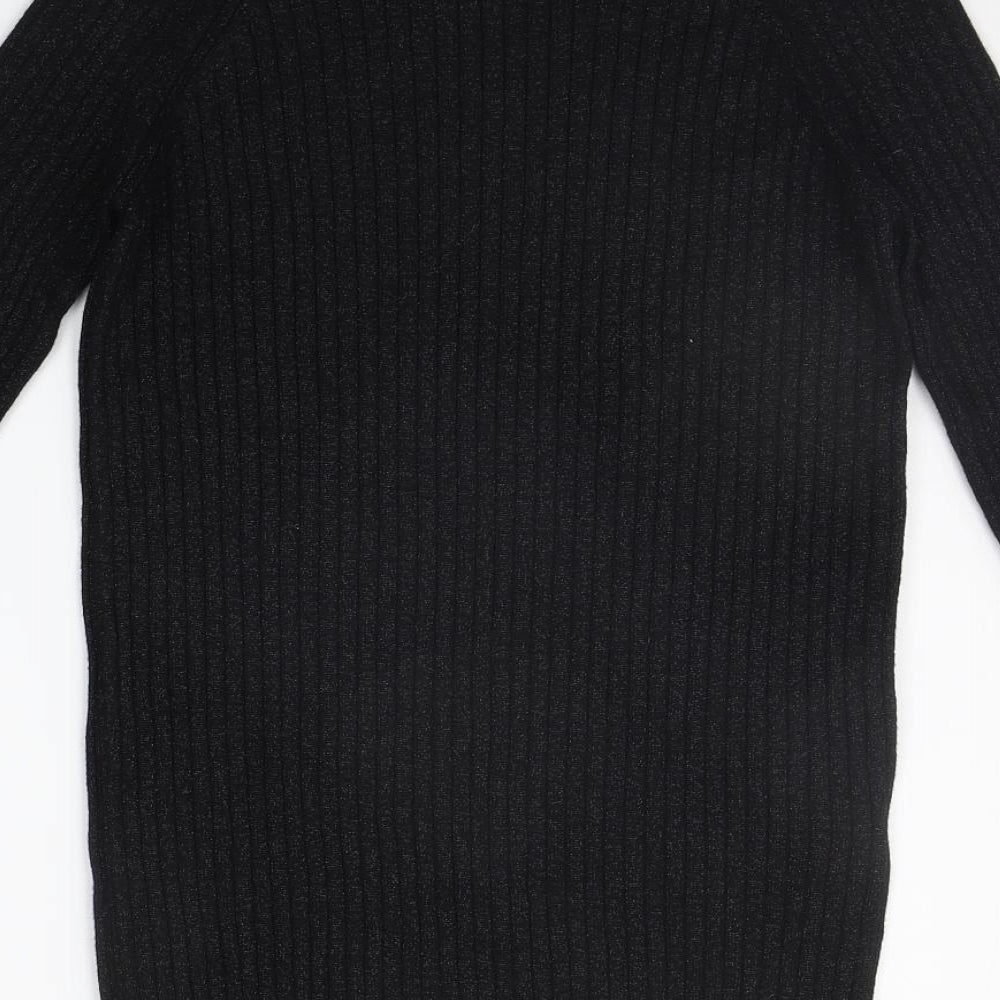 Womens UK Size 12 Marks and Spencer Black Pullover Jumper
