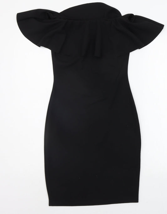 AYANAPA Womens Black   A-Line  Size 8