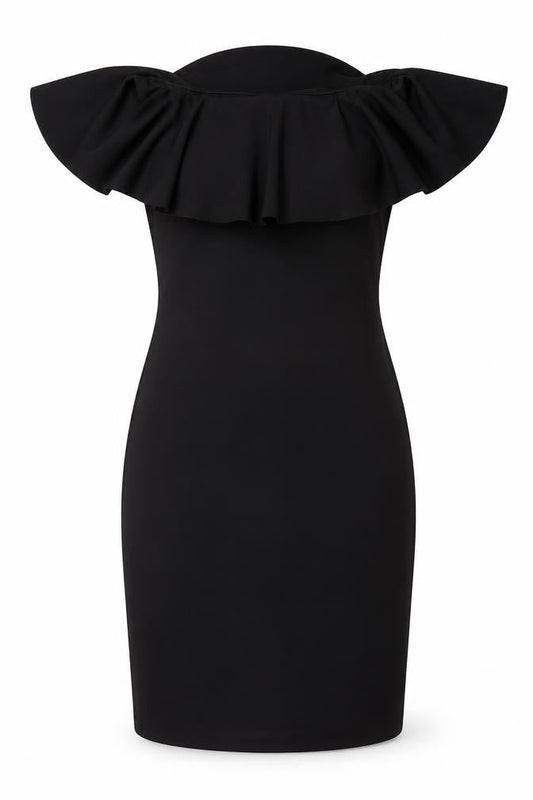 Ayanapa Womens Black   A-Line  Size 8