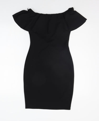 AYANAPA Womens Black   A-Line  Size 8