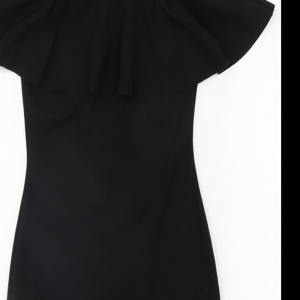 AYANAPA Womens Black   A-Line  Size 8