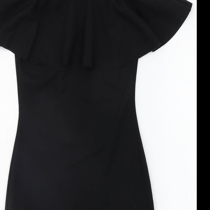 AYANAPA Womens Black   A-Line  Size 8