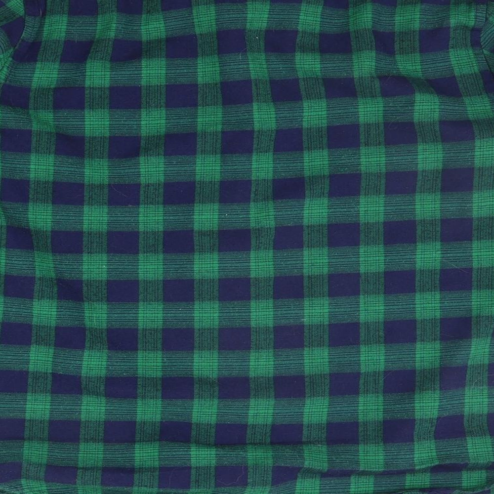Mens UK Size 13 Boohoo Green  Button-Up Long Sleeve Casual Shirt