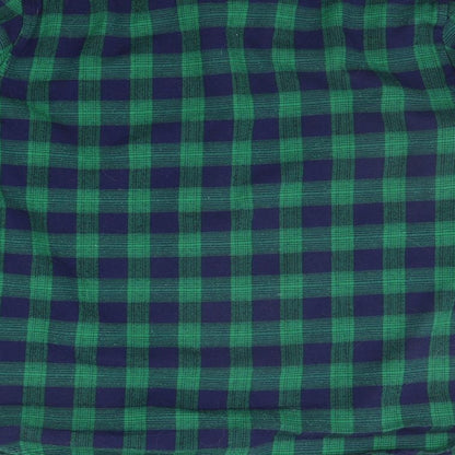 Mens UK Size 13 Boohoo Green  Button-Up Long Sleeve Casual Shirt