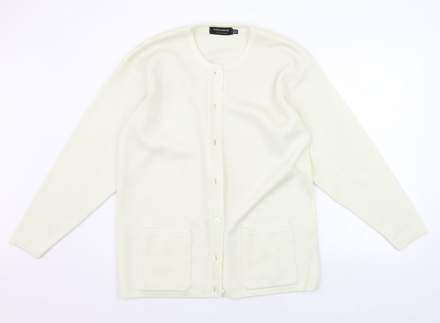 Womens UK Size One Size paramour Beige Cardigan Jumper