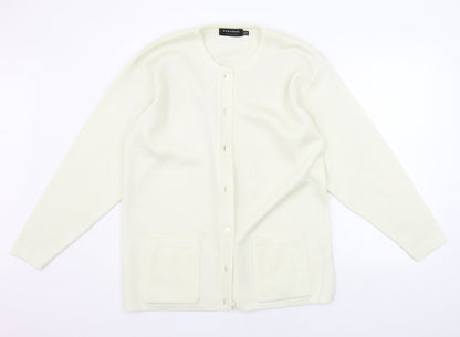 Womens UK Size One Size paramour Beige Cardigan Jumper