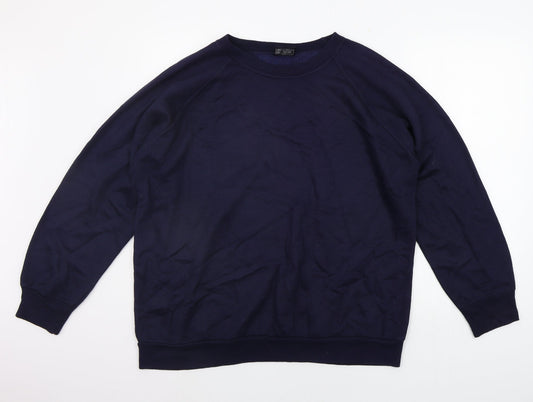 C&A Mens Blue   Pullover Jumper Size L