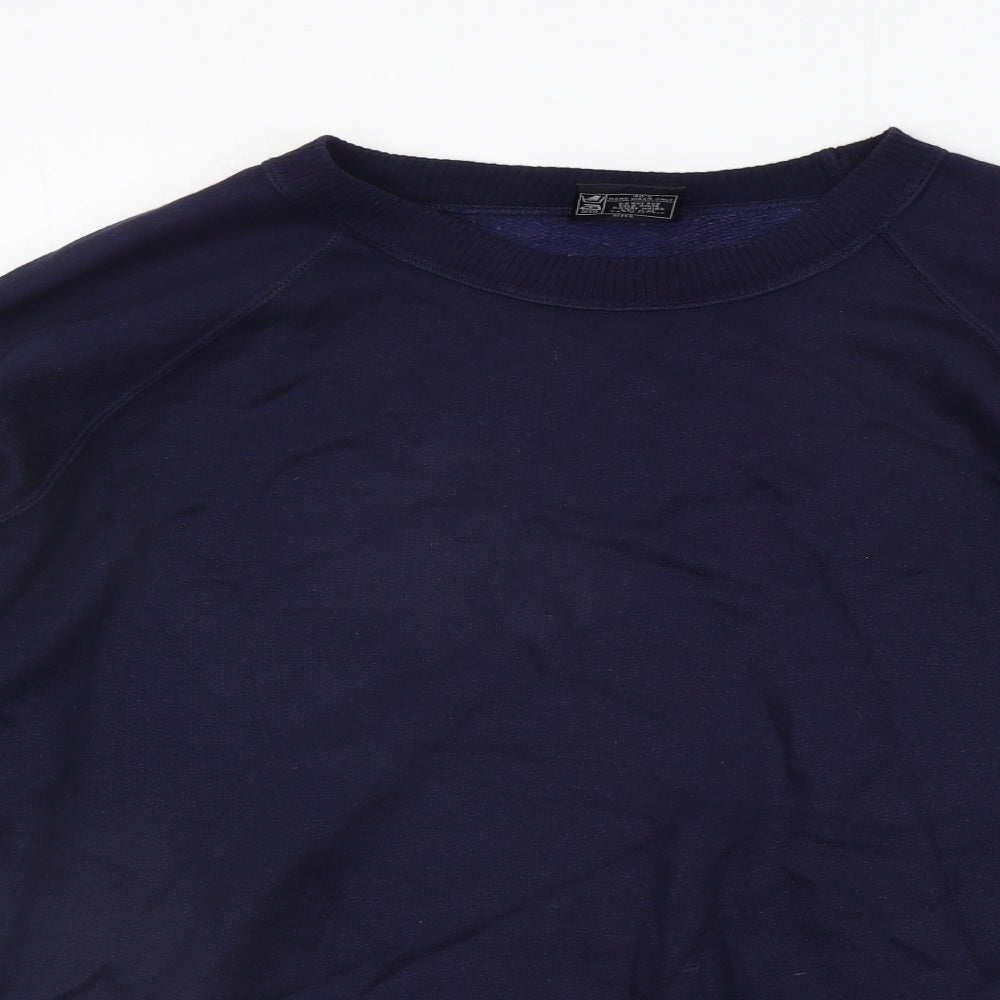 C&A Mens Blue   Pullover Jumper Size L